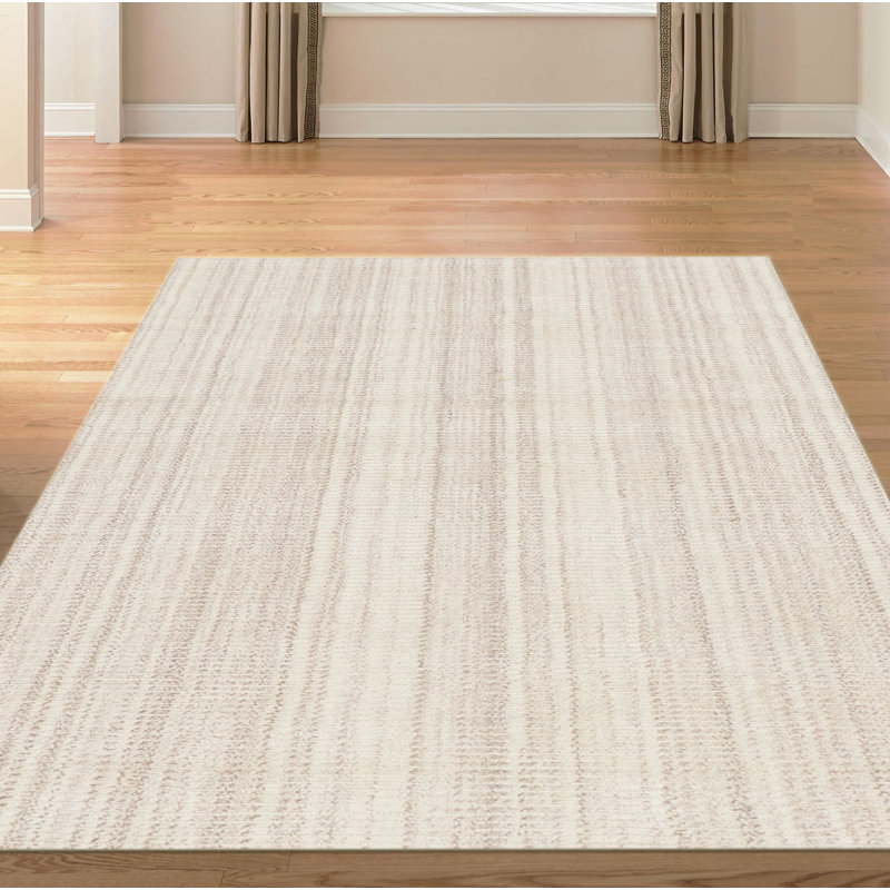 Ender Wool Striped Indoor Rug, Rectangle 9' x 12'