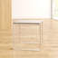 Duprey Glass Top Sled End Table