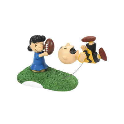 Figurine 2,4 pouces Peanuts Village Charlie Lucy