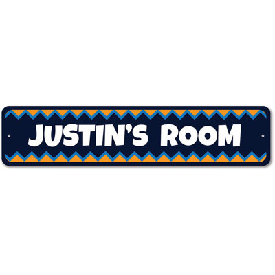 Pattern Metal Sign