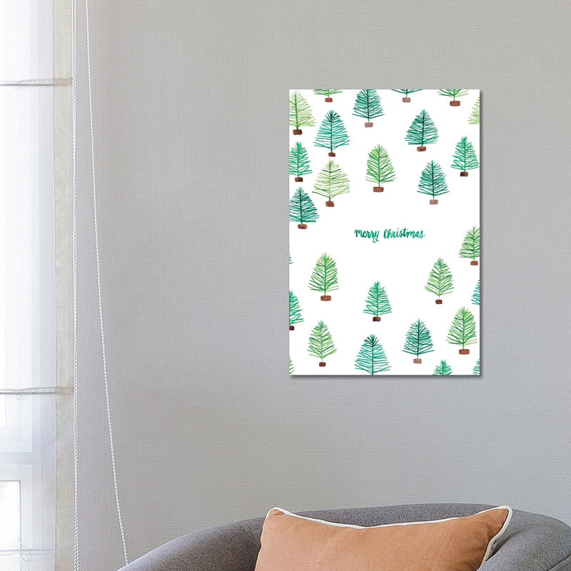 Oh Christmas Tree III by Amanda Mcgee - Wrapped Canvas Painting, 66.04 cm H x 45.72 cm W