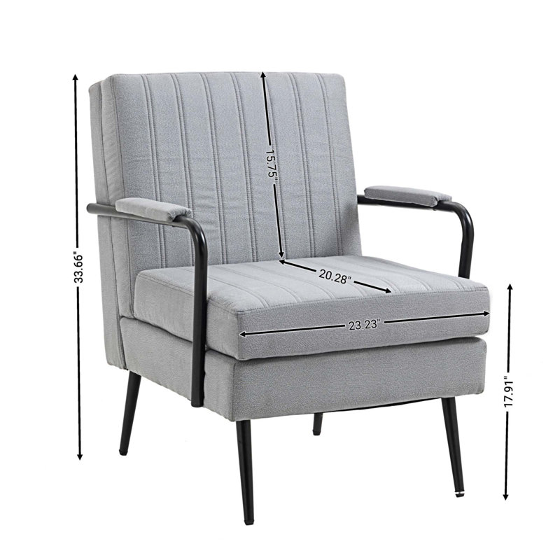 Fauteuil l 23,23 po Evay