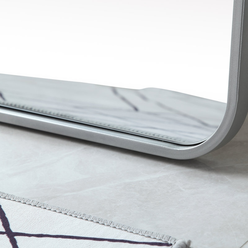 Miroir de plancher Sabine, Argent argent, 72 po x 32 po