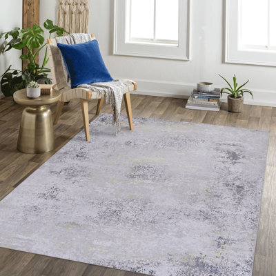 Area Rug, Washable Rug, Low-Pile, Non-Slip, Non-Shedding, Foldable, Kid & Pet Friendly