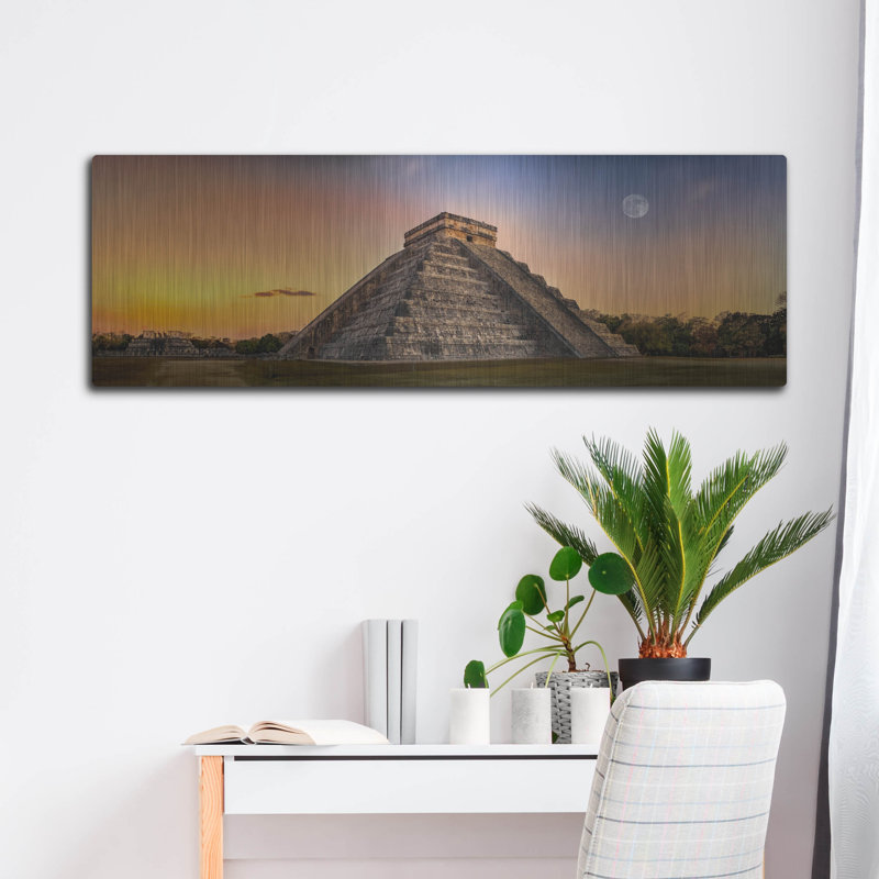 " Chichen Itza " by Jonathan Ross, 16" H x 48" W