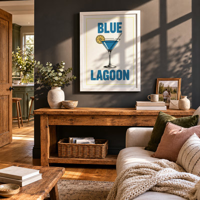 Blue Lagoon Modern - Print