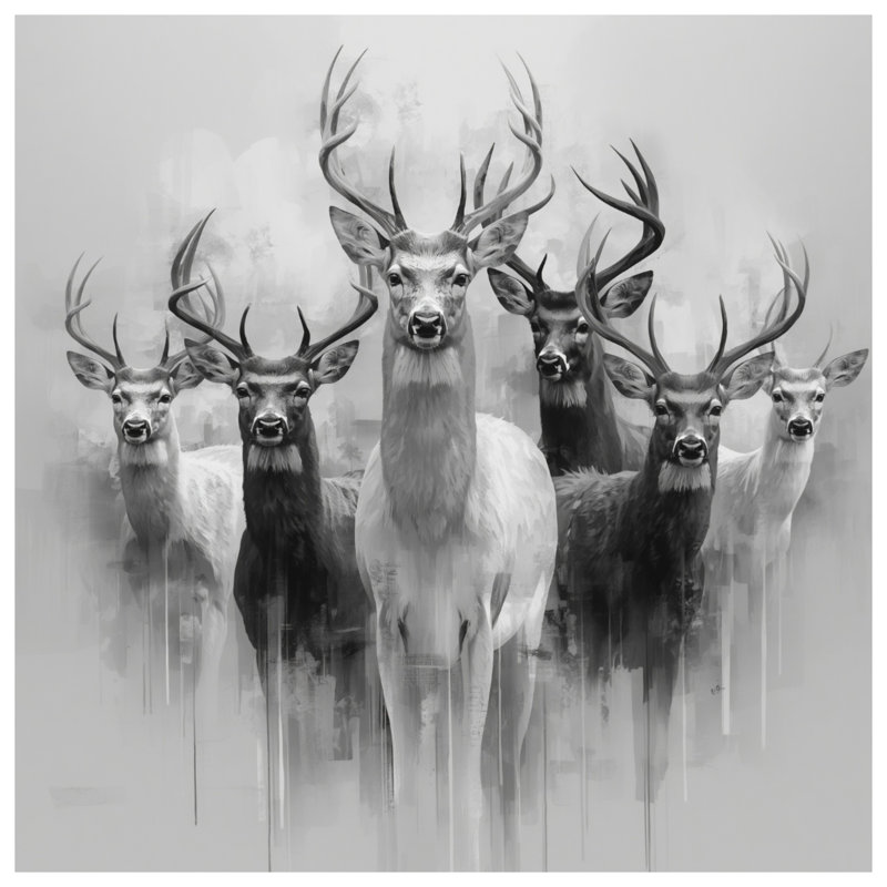 Groupe de housses de couette cerf, Lit simple