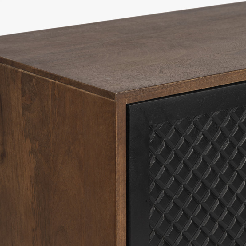 Naya Entryway Solid Wood Cabinet