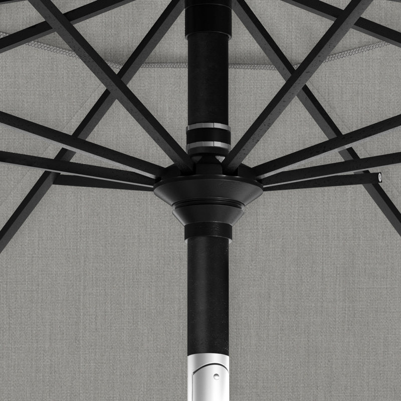 Parasol de marché 90 po Nalysa, Sunbrella® granit