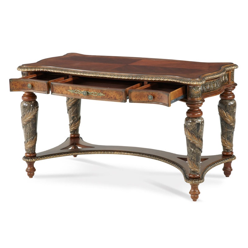 Villa Valencia Solid Wood Writing Desk
