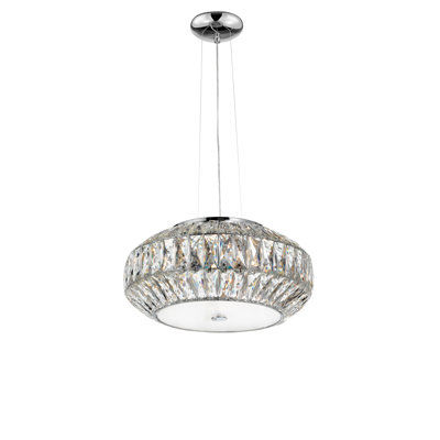 6 - Light Chrome LED Pendant