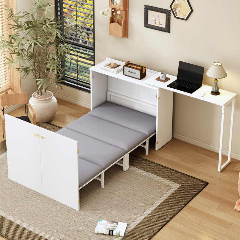 Murphy Bed, 90 x 200 cm, White