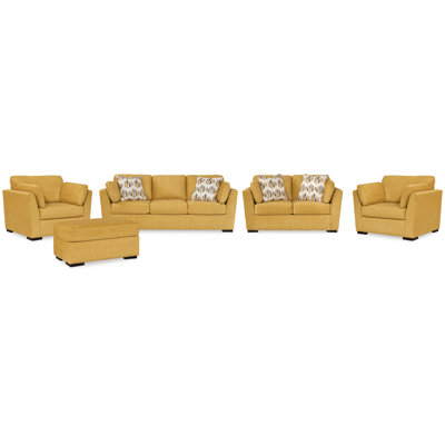 Canapé, causeuse, repose-pieds et 2 chaises Keerwick