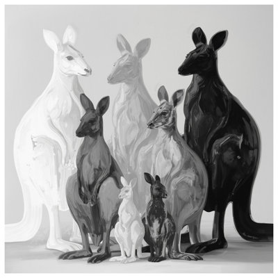 Group Of Kangaroos Comforter