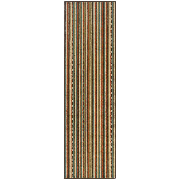 Brendel Striped Indoor / Outdoor Rug