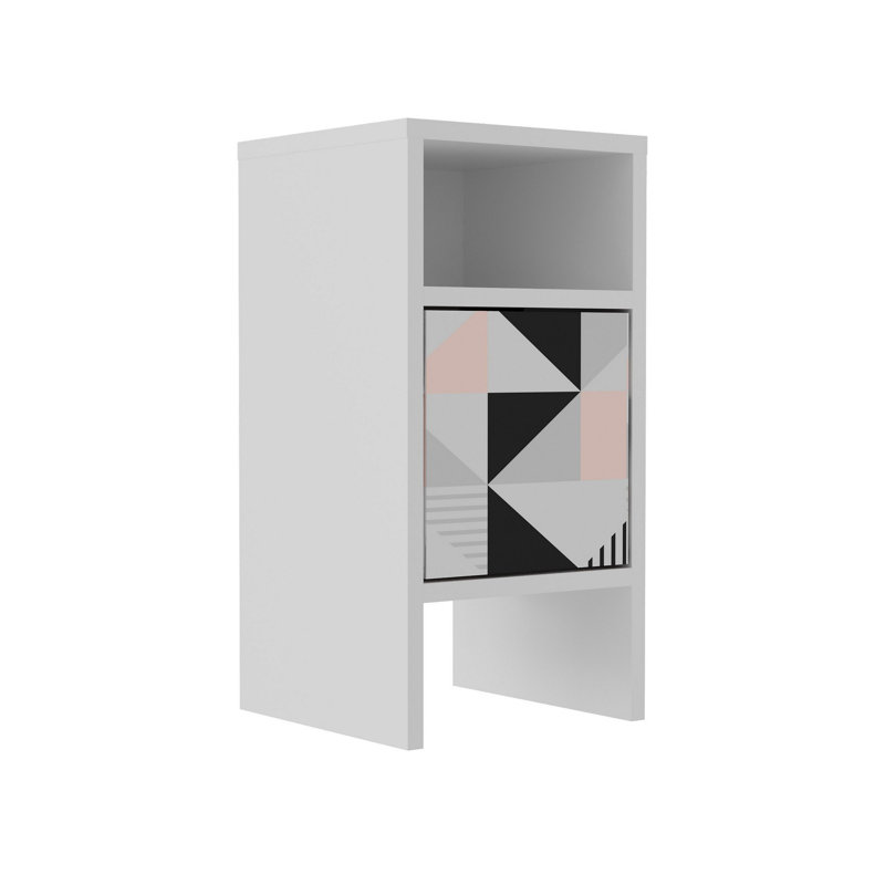 Table de chevet blanche 23 po