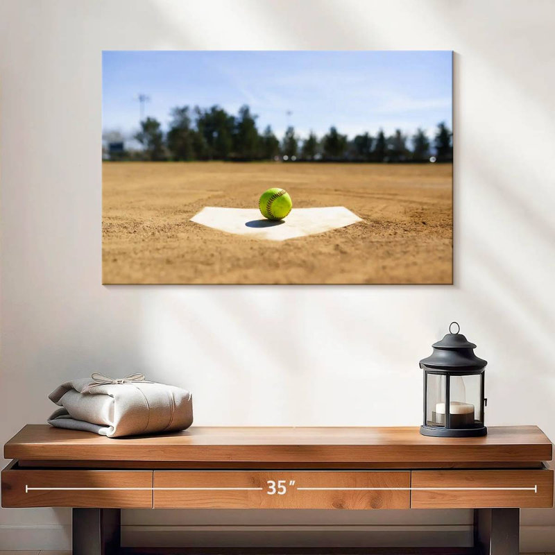 'Softball Base, 16" H x 24" W