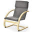 Chaise de patio avec coussins Bronislawa