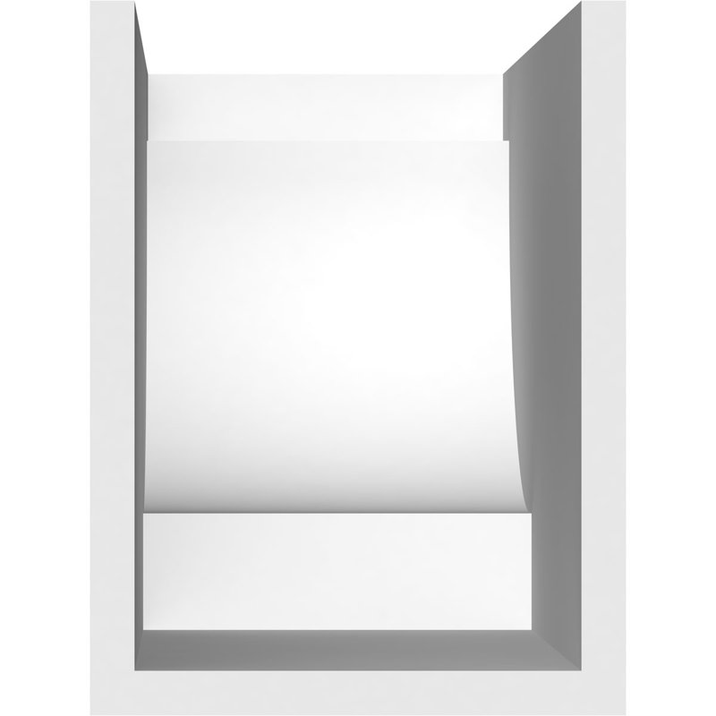 6"W x 8"H x 16"L Standard Alpine Architectural Grade PVC Rafter Tail, 8"H x 6"W x 16"D