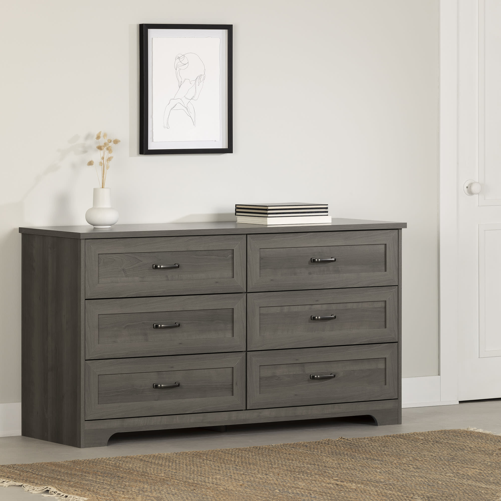 South shore versa 6 2024 drawer dresser