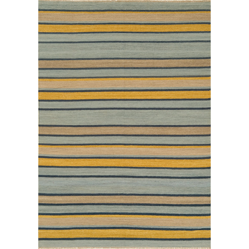 City Stripes Wool Striped Indoor Rug, Rectangle 5' x 8'