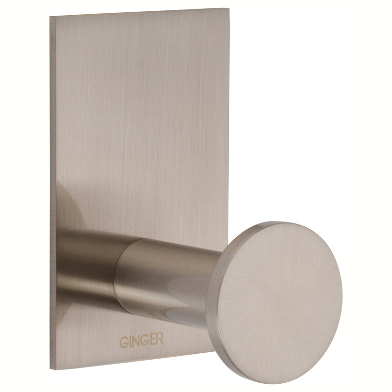 Surface Single Robe Hook, Satin Nickel