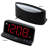 Digital Alarm Clock - Easy To Use - Large, Easy To See Numbers, Built-In Night Light, Bright Big Red Numbers