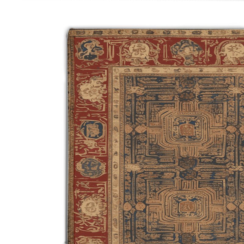 ArtDeco Brown Indoor and Outdoor Area Rug, Rectangle 2' x 3'