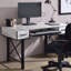 Bureau d'ordinateur à 2 tiroirs avec plateau pour clavier Fielder-369096927-296395205