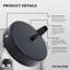 Solarah Single Outlet Ceiling Rose 100Mm Metal Ceiling Rose With Cord Grip And Fitting Accessories, For Ceiling Rose Lighting And Wall Lamp Lighting Kit-37212174