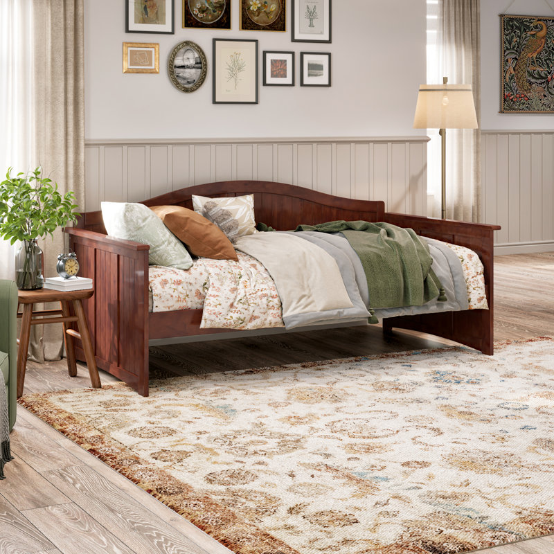 Nantucket Solid Wood Twin Daybed, Walnut