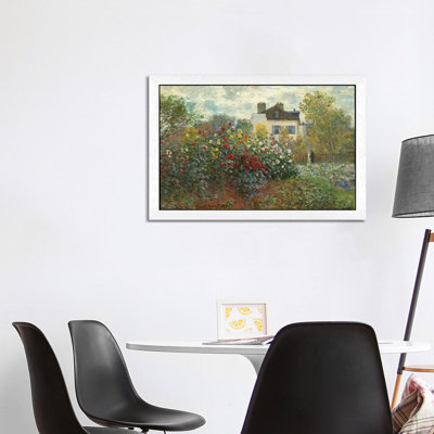 The Artist's Garden In Argenteuil by Claude Monet - Painting on Canvas
