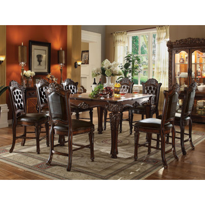 Gadd 8 - Person Four Leg Base Dining Set