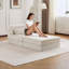 Monoplace avec 1 repose-pieds (blanc)