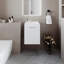 Meuble-lavabo avec lavabo intégré Haigleer Creek, blanc-396655351