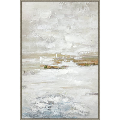 Frosted Horizon Canvas Wall Art