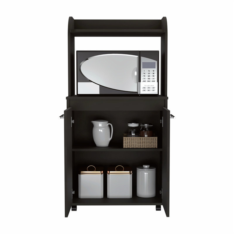 Versatile Kitchen Cart with Abundant Storage and Mobility for Efficient Cooking