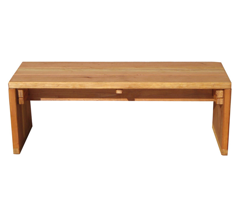 Banc de jardin en bois, Super Deck, H 17 po x l 36 po x P 11 po