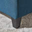 Banc de rangement avec repose-pieds, banc d'entrée, banc de bout de lit, repose-pieds pour chambre à coucher, bleu marine, 300 lb