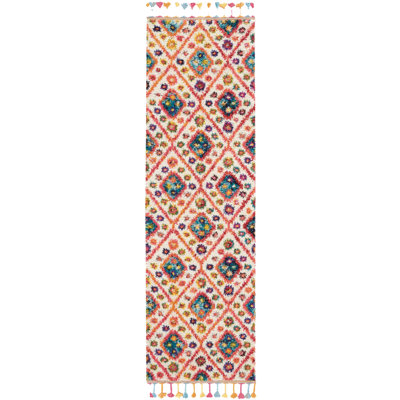 Tapis ivoire Lucina Tribal Bohemian