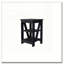 Table noire avec 2 tablettes-121102048