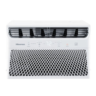Climatiseur de fenêtre intelligent 8 000 BTU avec Wi-fi et télécommande pour les pièces jusqu'à 350 pieds carrés