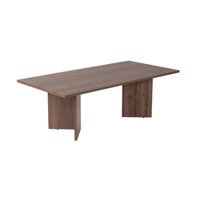 Modern Walnut Coffee Table, 120 x 40 x 60 cm, 100% Melamine Coated Particle Board, Thickness: 0 cm, Sturdy Design, 25 kg Bearing Capacity