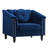 Mikole Velvet Chesterfield Chair-116803841