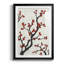 «Red Berry Branch I», reproduction encadrée de qualité supérieure - prête à être accrochée-1062902469-1062902466
