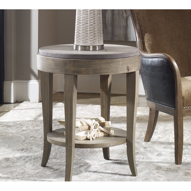 Antravia Concrete Top End Table
