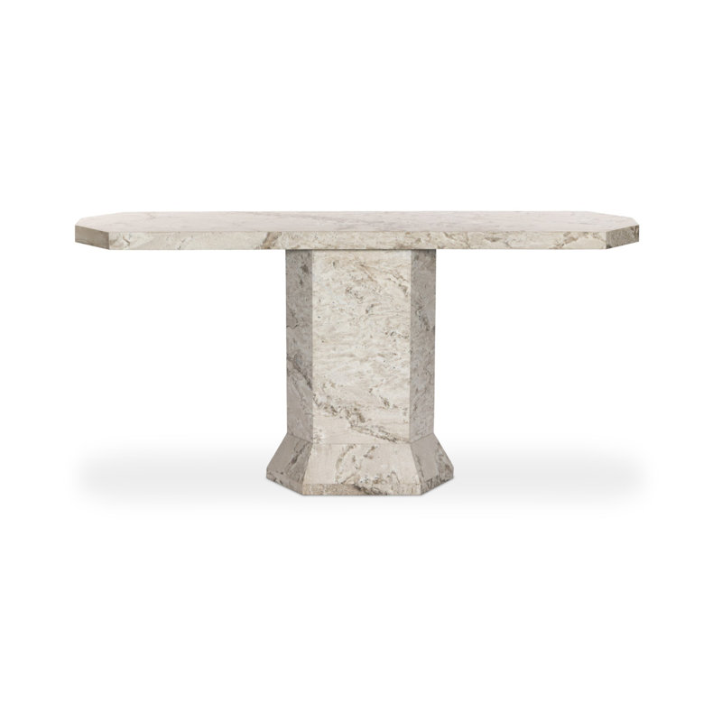 Argos 65'' W Marble Console Table