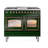 ILVE Nostalgie II Series Noblesse 40 inch Dual Fuel Range with 6 Sealed Burners, Griddle (Glass Door)-103962067-103962071