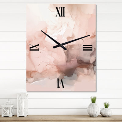 Delicate Abstract Marble I - Abstract Wall Clock