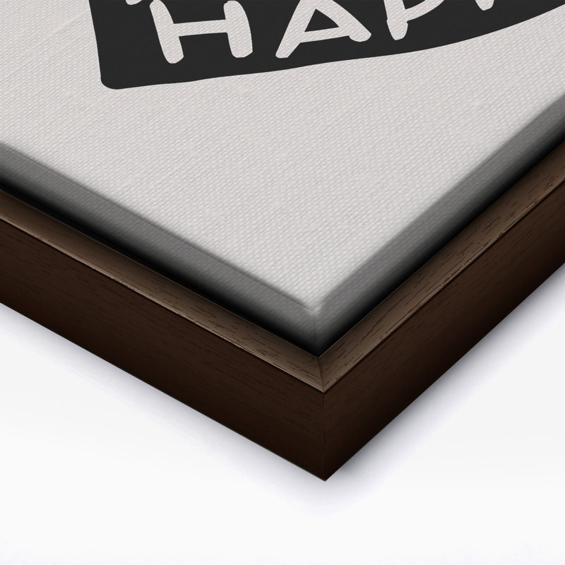 Do Do Makes You Happy No2, Canvas, 24"H x 32"W, Brown Framed